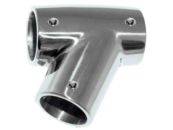 Whitecap 1" O.D. 60° SS Tee - Left - Image 2