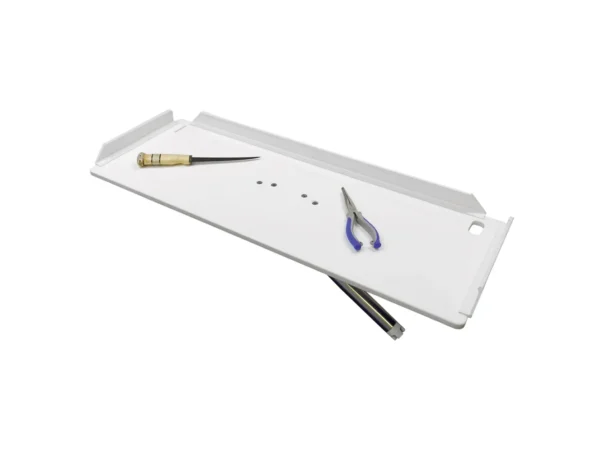 TACO 32" Poly Filet Table w/Adjustable Gunnel Mount - White - Image 2