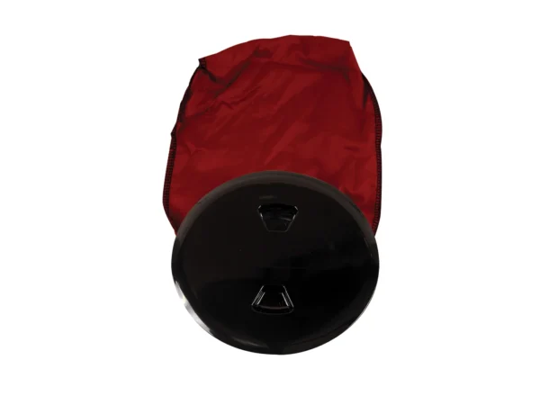 Beckson 5" Stow-Away Deck Plate - Black w/12" Bag - Image 2