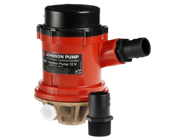 Johnson Pump Pro Series 1600 GPH Tournament Livewell/Baitwell Pump  - 12V - Image 2