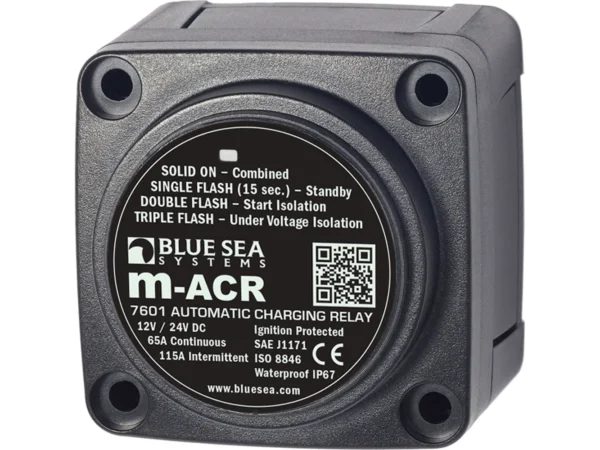 Blue Sea 7601 DC Mini ACR Automatic Charging Relay - 65 Amp - Image 4