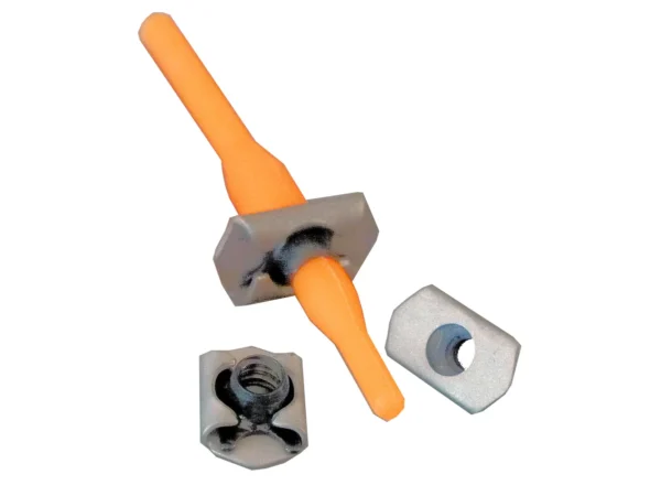 Weld Mount Stainless Nut Plate w/#10 x 24 Threads - Qty. 10 - Image 2