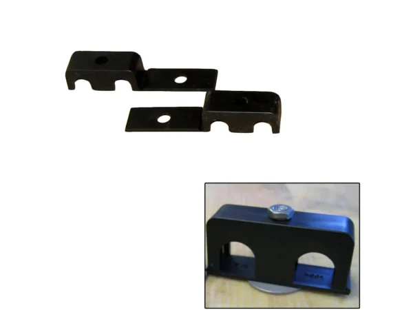 Weld Mount Double Poly Clamp f/1/4" x 20 Studs - 3/8" OD - Requires 1" Stud - Qty. 25 - Image 2