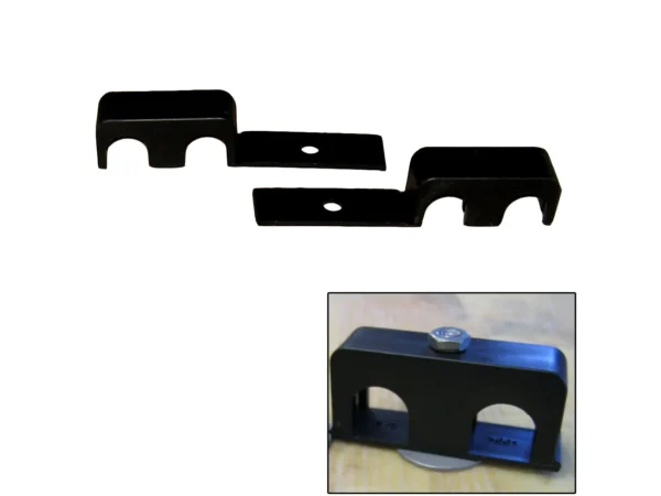 Weld Mount Double Poly Clamp f/1/4" x 20 Studs - 5/8" OD - Requires 1.5" Stud - Qty. 25 - Image 2