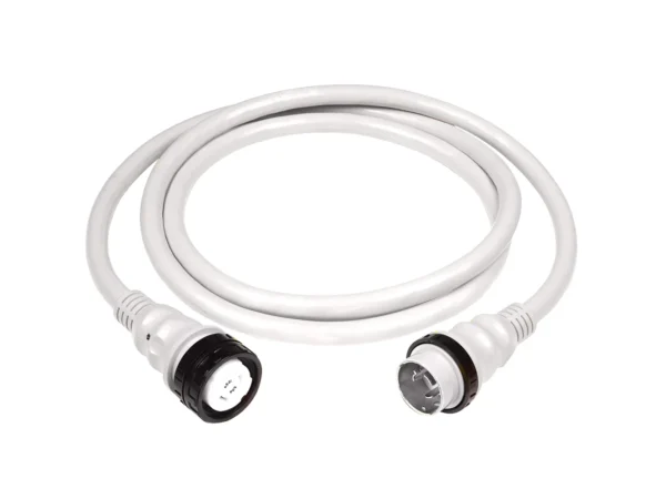 Marinco 50Amp 125/250V Shore Power Cable - 25' - White - Image 2