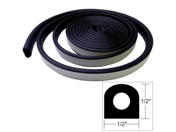 TACO Weather Seal - 10'L x ½"W x ½"H - Black - Image 2