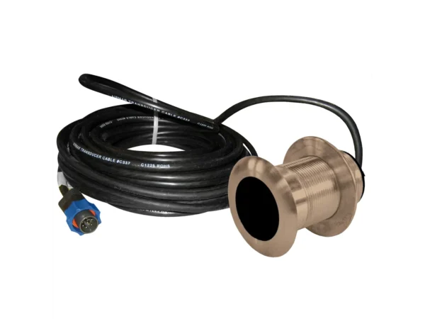Lowrance B117 0° 50/200kHz Thru-Hull Depth/Temp w/Blue Connector - 600W - Image 2
