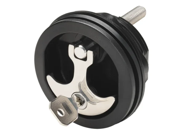 Whitecap Compression Handle - Nylon Black/SS - Locking - Image 2
