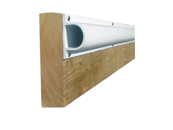 Dock Edge PRODOCK Heavy "D" Dock Profile - (3) 8' Sections - White - Image 2