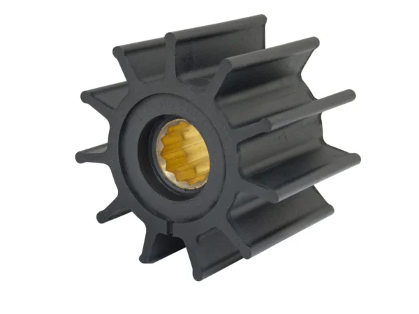 Jabsco Impeller Kit - 12 Blade - Neoprene - 3-¾" Diameter - Brass Insert - Spline Drive - Image 2