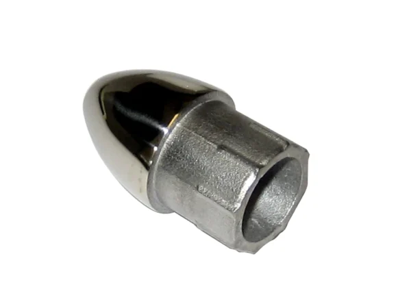Whitecap Bullet End - 316 Stainless Steel - 7/8" Tube O.D. - Image 2