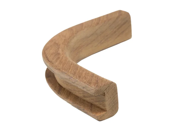 Whitecap Teak Track Inside Corner Molding - 1/2" - Image 3
