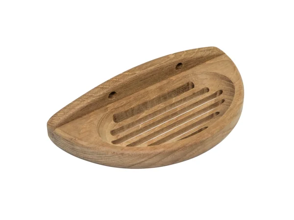 Whitecap Teak Oval Soap Dish - Image 3