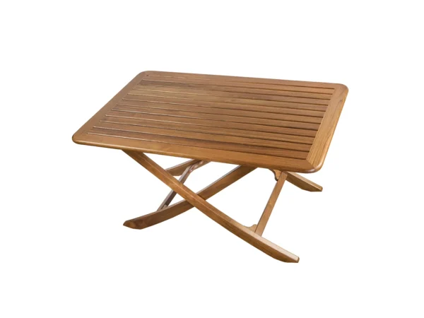 Whitecap Teak Large Adjustable Slat Top Table - Image 4