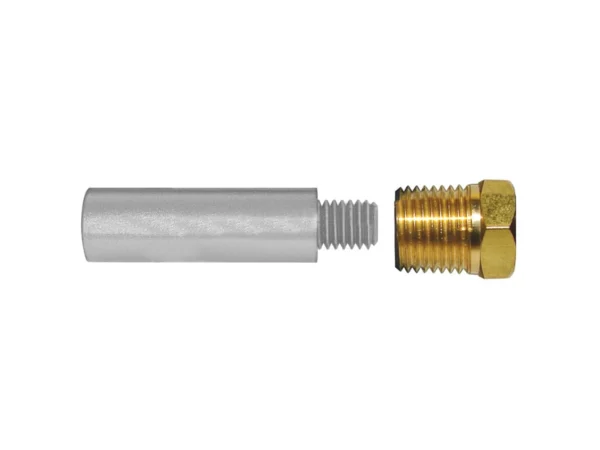 Tecnoseal E4 Pencil Zinc w/Brass Cap - Image 2