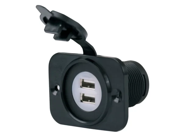Marinco SeaLink® Deluxe Dual USB Charger Receptacle - Image 2