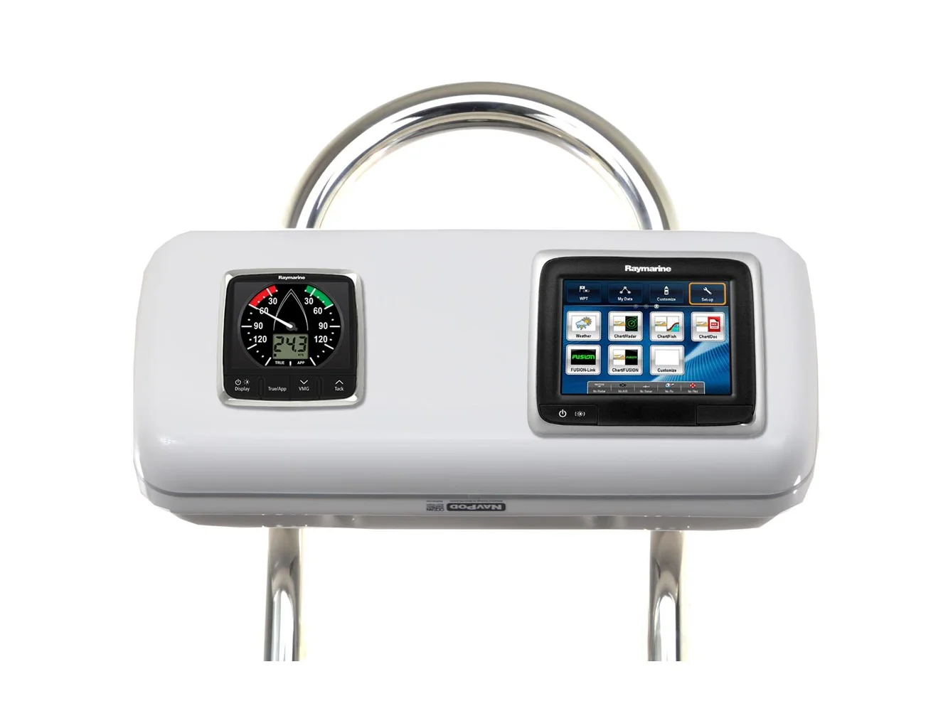 NavPod GP1517 SystemPod Pre-Cut f/Raymarine a65/a67/a68 & 1 Instrument f/9.5" Wide Guard - Image 2