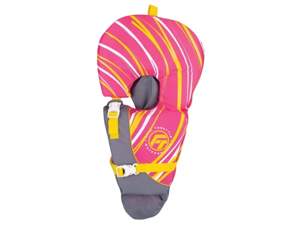 Full Throttle Baby-Safe Life Vest - Infant to 30lbs - Pink - Image 4