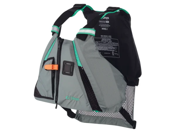 Onyx MoveVent Dynamic Paddle Sports Life Vest - XS/SM - Aqua - Image 2