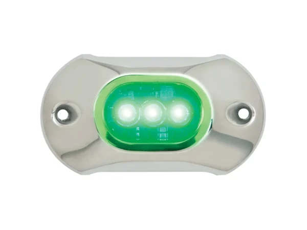 Attwood Light Armor Underwater LED Light - 3 LEDs  - Green - Image 5