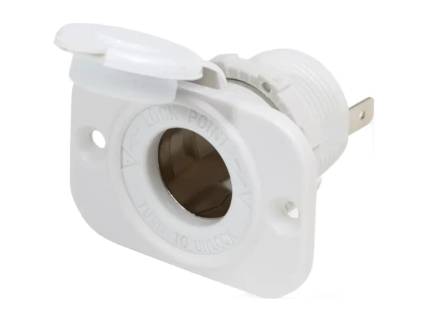 Blue Sea 12V Dash Socket - White - Image 2