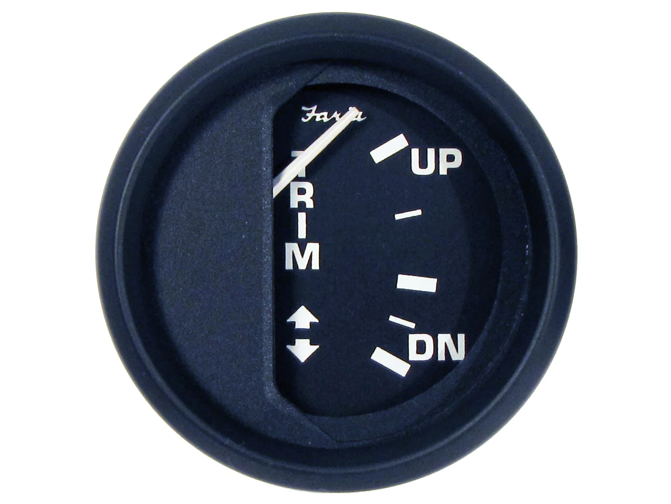 Faria Euro Black 2" Trim Gauge f/ Johnson/Evinrude/Suzuki Outboard - Image 2