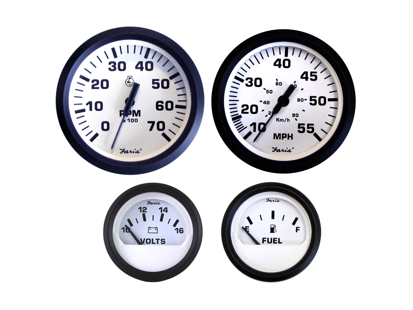 Faria Euro White Boxed Set - Outboard Motors - Image 2