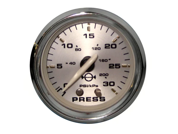 Faria Kronos 2" Water Pressure Gauge Kit - 30 PSI - Image 2