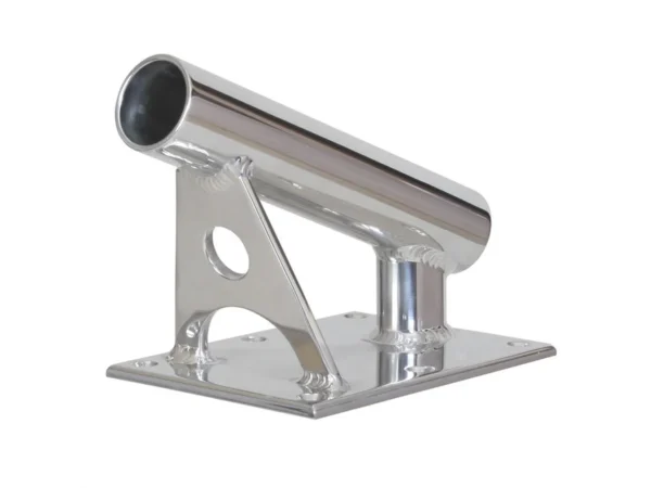 Lee's MX Pro Series Fixed Angle Center Rigger Holder - 22° - 1.5" ID - Bright Silver - Image 2