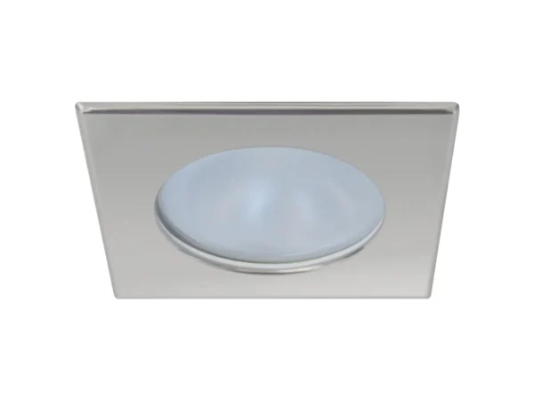 Quick Blake XP Downlight LED -  4W, IP66, Screw Mounted - Square Satin Bezel, Round Warm White Light - Image 2