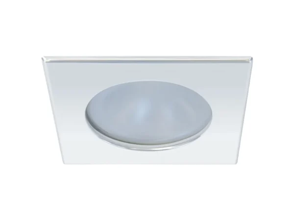 Quick Blake XP Downlight LED -  4W, IP66, Screw Mounted - Square Stainless Bezel, Round Warm White Light - Image 2