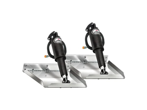 Lenco 12" x 12" Electro-Polished Edge Mount Trim Tab Kit - Image 2