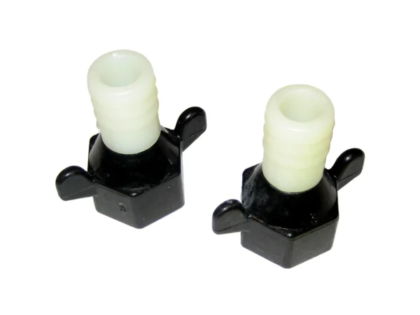 Shurflo by Pentair Straight Fitting Port Adapter - 1/2"-14 NPT(F) x 3/4"Barb - Image 2