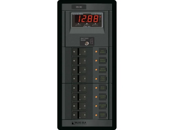 Blue Sea 1227 12V DC 8 Position w/Digital Meter - Image 2