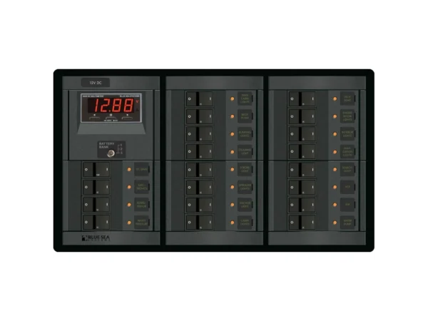 Blue Sea 1221 12V DC Main + 19 Positions w/Digital Meter - Image 2