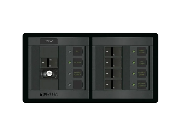 Blue Sea 1193 ELCI Main 30A Double Pole + 4 Positions Horizontal - Image 2
