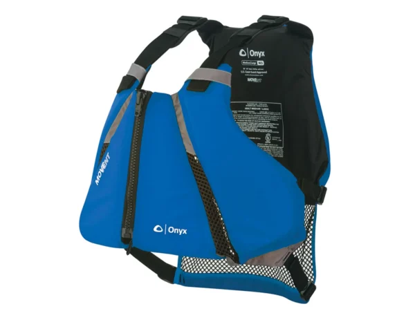 Onyx MoveVent Curve Paddle Sports Life Vest - XS/S - Blue - Image 2