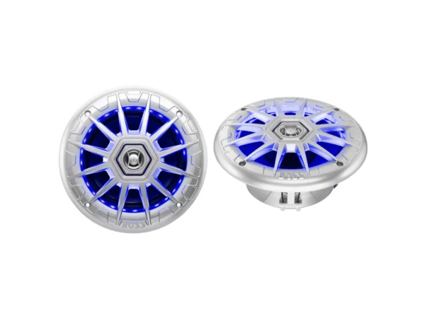 Boss Audio 6.5" MRGB65S Speakers w/RGB Lighting - Silver - 200W - Image 2