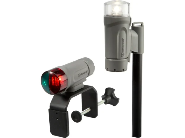 Attwood Clamp-On Portable LED Light Kit - Marine Gray - Image 2