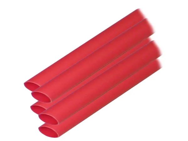 Ancor Adhesive Lined Heat Shrink Tubing (ALT) - 3/8" x 12" - 5-Pack - Red - Image 2