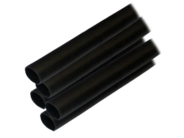 Ancor Adhesive Lined Heat Shrink Tubing (ALT) - 1/2" x 6" - 5-Pack - Black - Image 2