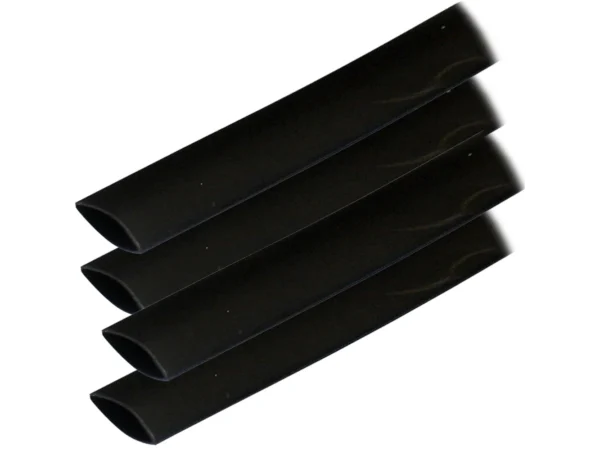 Ancor Adhesive Lined Heat Shrink Tubing (ALT) - 3/4" x 12" - 4-Pack - Black - Image 2