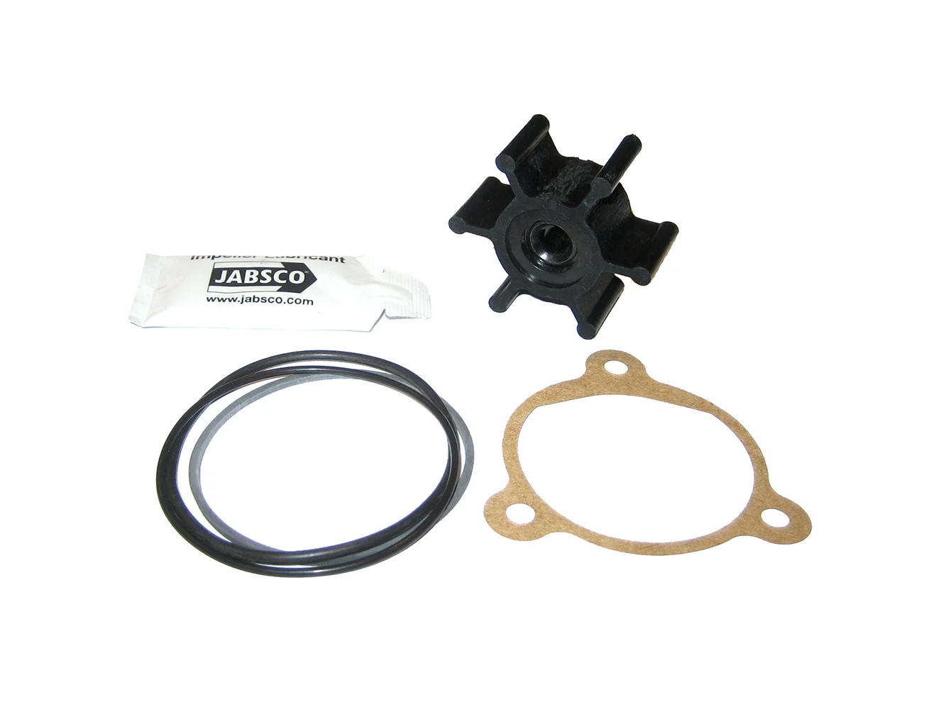 Jabsco Neoprene Impeller Kit w/Cover, Gasket or O-Ring - 6-Blade - 5/16 Shaft Diameter - Image 2