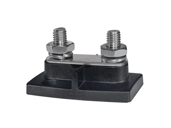 Blue Sea 2020 PowerBar Dual BusBar - Two 3/8"-16 Studs - Image 2
