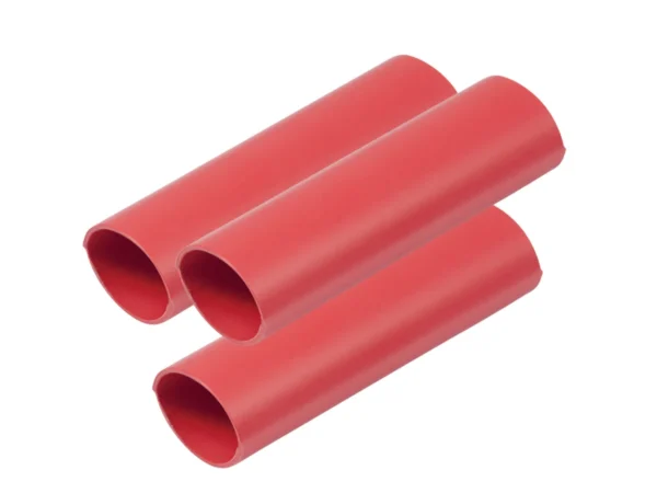 Ancor Heavy Wall Heat Shrink Tubing - 3/4" x 6" - 3-Pack - Red - Image 2