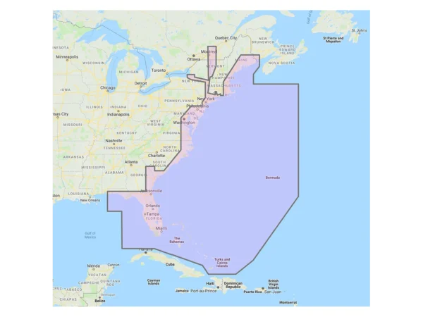 Furuno U.S. East Coast, Bahamas & Bermuda - Vector Charts & Standard Resolution Satellite Photos f/Bahamas - Unlock Code - Image 2