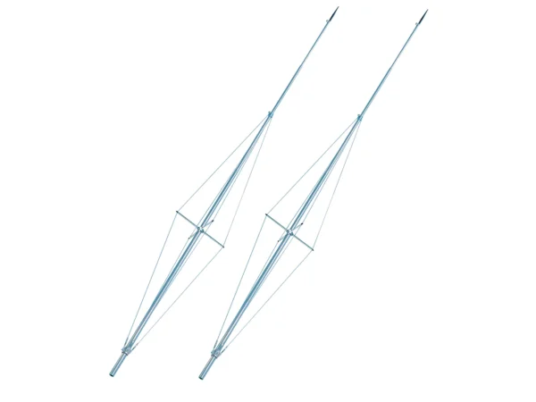 Rupp 20' Single Spreader Sidekick Outrigger Poles - Silver/Silver - Pair - Image 2