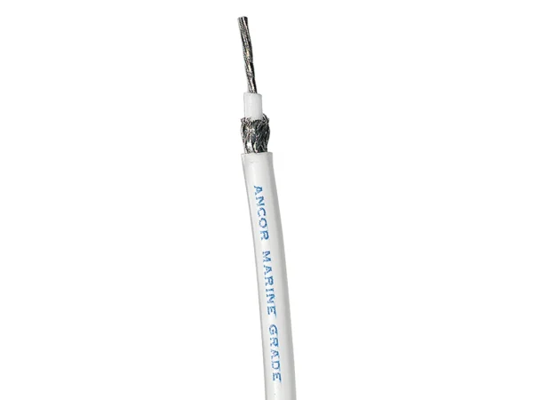 Ancor Coaxial Cable - RG 58CU - White - 100' - Image 2