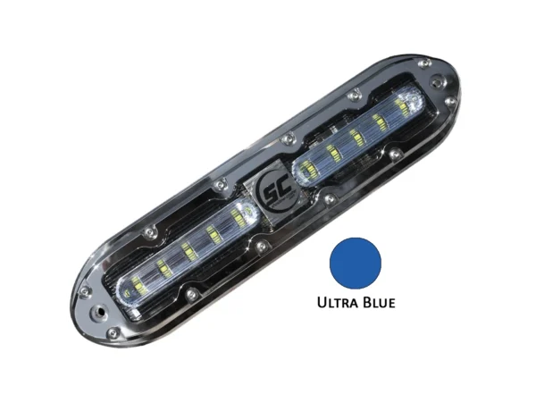 Shadow-Caster SCM-10 LED Underwater Light w/20' Cable - 316 SS Housing - Ultra Blue - Image 2