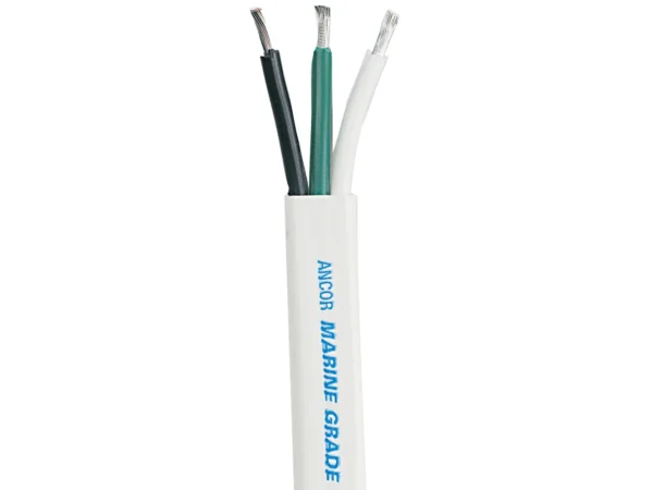 Ancor White Triplex Cable - 12/3 AWG - Flat - 25' - Image 2